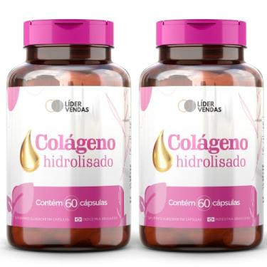 Imagem de Colágeno Hidrolisado - 1g com 60 cápulas - 2 potess