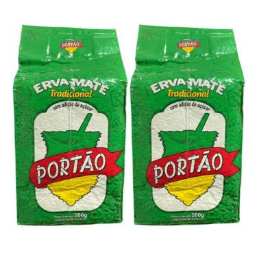 Imagem de 2 Erva Mate Chimarrão PORTÃO NATIVA TRADICIONAL VÁCUO