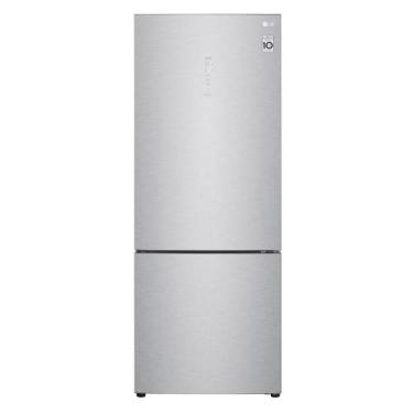 Imagem de Geladeira LG Smart Inverter Bottom Freezer 451L Prata GC-B659NSM, 110V