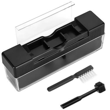 Imagem de Musiin Escova de limpeza de discos de vinil, acessório de equipamento de toca-discos de DJ, conjunto de escovas de vinil, ferramenta de limpeza de cuidados com toca-discos