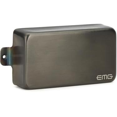 Imagem de Captador de guitarra Humbucker de cerâmica ativa EMG 81 - cromado preto escovado