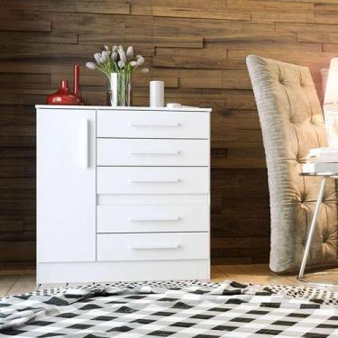 Imagem de Cômoda Advantage 1 PT 5 GV Branca - Modern