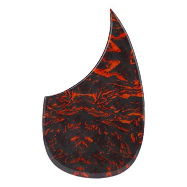 Imagem de GQ451 Pickguard de guitarra para guitarras acústicas de 40/41 polegadas, placa protetora autoadesiva, acessório de guitarra de PVC durável, protetor de guitarra decorativo, peça de guitarra de fácil