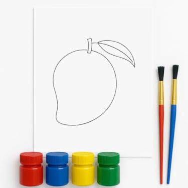 Imagem de Kit de Pintura A5 Meu Pequeno Artista, Cores Sortidas (A5 Cores Sortidas: Brócolis)