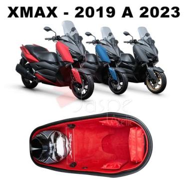 Imagem de Forração Xmax 250 Forro Premium Vermelho + Divisória Grande - Jaspe At