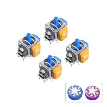 Imagem de AKNES Joystick Eletromagnético Hallpi Tmr Para Substituição Em Controle Dualshock Ps4, Acessórios De Reparo Anti-Derrapante Playstation 4 - 2 Pares