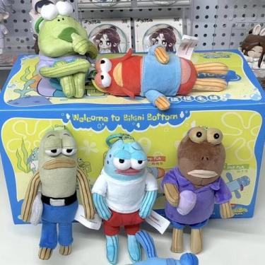 Imagem de Engraçado Bikini Bottom Buddies Blind Box Bonecas De Desenho Animado O