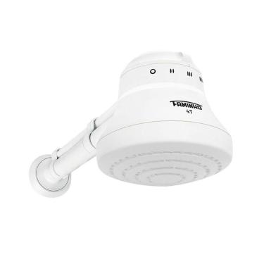 Imagem de Chuveiro Fame Faminho 4T Com Cano Branco 5400W 110V
