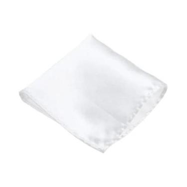 Imagem de Lenço de Bolso Masculino Vintage - Quadrado, Sólido e para Padrinhos d