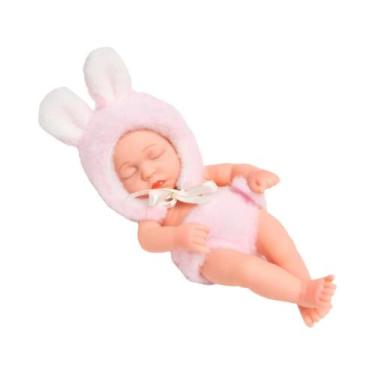 Imagem de Boneca Bebê Reborn De Silicone À Prova D'água De 20cm, Mini Boneca De 