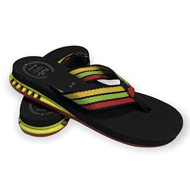 Imagem de Chinelo Masculino Com Salto DuRio Air Para Esporão Fascite Plantar Ortopédico Vegano (multi-colored, BR, Adulto, Numérico, 46)