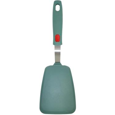 Imagem de Espátula de silicone, espátulas de panqueca para panela antiaderente, resistente ao calor de 315 °C, espátula de cozinha grande e flexível fina para uso na cozinha, flipper para omelete, ovo, peixe