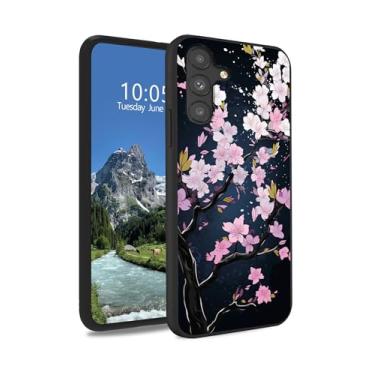 Imagem de DIGTIALL Capa de TPU para Samsung Galaxy S24 FE de 6,7 polegadas fina preta macia de silicone TPU à prova de choque capa protetora antiderrapante serve para mulheres e homens para Samsung S24 FE, flor