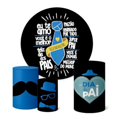 Imagem de Trio Capas Cilindro + Painel Sublimado Dia dos Pais (K1PAI0014)