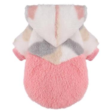 Imagem de Suéter PP para cães pequenos, roupas de inverno, meninos, meninas, masculinos, fêmeas, quentes, PP, casaco para animais de estimação (PP, rosa)