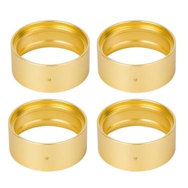 Imagem de 1.9 Inch Brass Coating Internal Beadlock Ring Clamp Ring 94g Heavy Metal Wheel Counterweight Fits 1.9 Wheel Rim for 1/10 TRX4 TRX6 Axial SCX10 I II III Pro Redcat GEN7 GEN8 RC Crawler Car (4PCS)