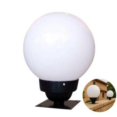 Imagem de Luminária Externa de Alumínio para Muro Com Globo - Luminárias Colonia