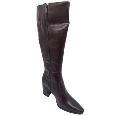 Imagem de Bota Dakota Salto Bloco 7,5cm Feminina Casual com Zíper Lateral, Vieri