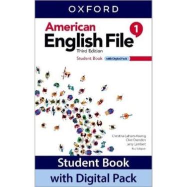 Imagem de American English File 1 Sb With Digital Pack - 3Rd Ed