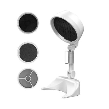 Imagem de Ruiqas Ventilador dobrável Puff Chill para área de trabalho, exaustor, purificador de fumaça com filtro duplo, 3 velocidades para churrasqueira interna