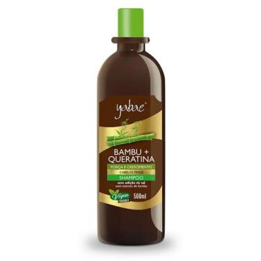 Imagem de Shampoo Vegano Bambu + Queratina 500ml  Yabae