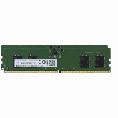 Imagem de Sam Original 16 GB (2 x 8 GB) DDR5 5600 MHz (ou 4800 MHz PC5-38400) RAM para jogos de alto desempenho PC5-44800 UDIMM sem buffer Não-ECC 1Rx16 CL46 1.1v Power User Desktop PC Atualização de memória