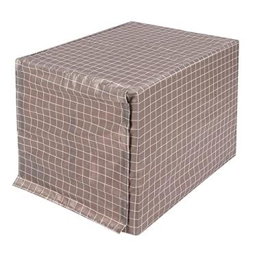 Imagem de Capa de caixa de caixa de cães Cffuvros, capa de canil de tecido oxford pesado, gaiola de cão à prova de poeira CAGA DE PETURA DE PETURO DE PETO AO ANTIME (M: 36 polegadas)