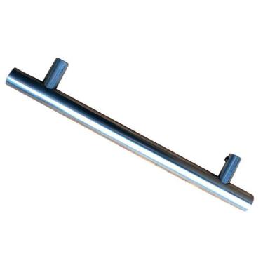 Imagem de Puxador para Porta Camarão - Madeira, Cromado