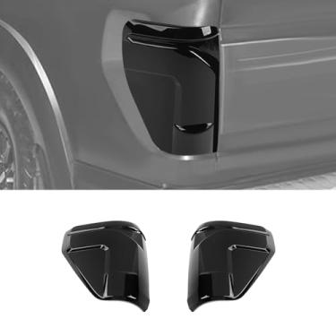 Imagem de RAZPOY Capa de luz traseira adequada para Ford F150 Raptor 2024-2025/Platinum/Lariat/King Ranch, protetor de guarnição de luz traseira preta fumê