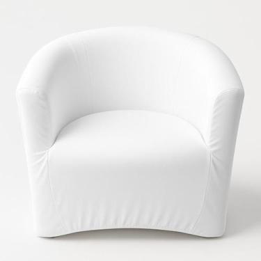 Imagem de Capa Poltrona Ferradura - TATY CAPAS E CONFECÇÕES, Branca