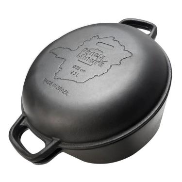 Imagem de Panela Forno Holandes Mg 28 Cm 8,2 L Em Ferro Fundido Panela Mineira