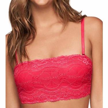 Imagem de Top Faixa Rendado Sem Bojo Valisere 24199 Cosmopop, Vermelho, M