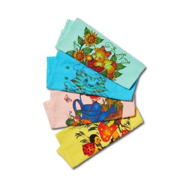 Imagem de Kit 10 Panos De Prato Copa Atacado Pé De Galinha Itatex - Pano a pano