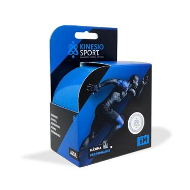 Imagem de Bandagem Elástica Adesiva KinesioSport 5.0cm x 6m Azul