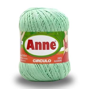 Imagem de Linha Artesanato De Costura Anne Crochê Tricot Maquina 500m, Neo Mint