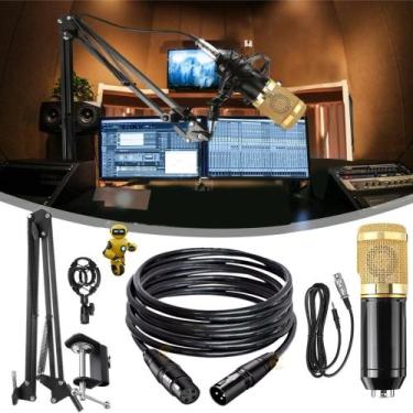 Imagem de Microfone Condensador  Estudio Gravaçao Youtubers WebCast Podecast Com