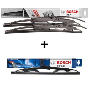 Imagem de Kit Palheta Limpador de Parabrisa Bosch Dianteira Traseira, VW GOL 201