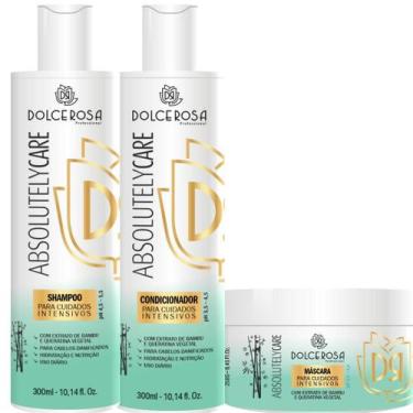 Imagem de Kit Crescimento Capilar Cuidados Intensivos Extrato De Bambu - Dolce R