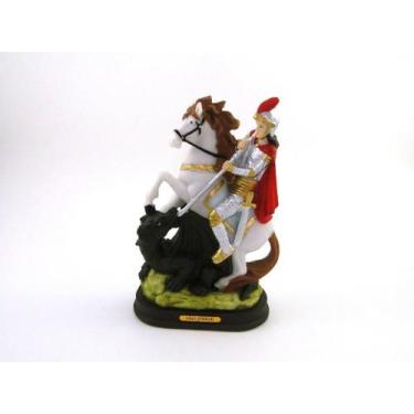 Imagem de Imagem São Jorge Resina 20 Cm - Amém Decoração Religiosa