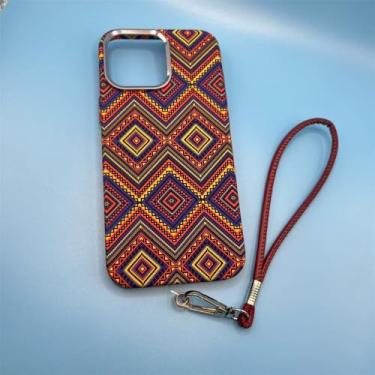 Imagem de Capa de fibra de carbono para carregamento sem fio com cordão para iPhone 16 Pro 14 15 Pro Max 13, proteção de lente em liga metálica, capa rígida, AB, para iPhone 13