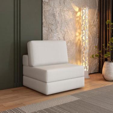 Imagem de Sofá Cama à Vácuo 1 Lugar Linha Modular Flip Magic - Arte Cúbica Estof