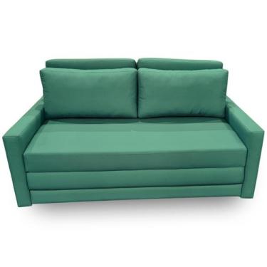 Imagem de Sofá Cama Casal Tecido Acquablock Impermeável 180cm - 4R Estofados, Ol