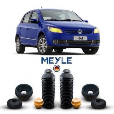 Imagem de Par Kit Coxim Suporte Meyle Rolamento Batente Coifa Suspensão Dianteir
