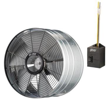 Imagem de Exaustor Axial Pesado Goar 40cm Monof. Galvanizado - EP40 M4, 220V