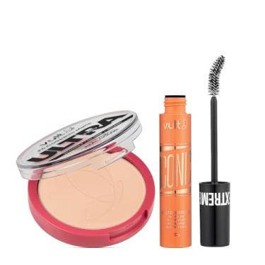 Imagem de Vult Combo Pó Compacto Matte Ultrafino Cor V410 + Máscara de Cílios Extreme Iconic 10g