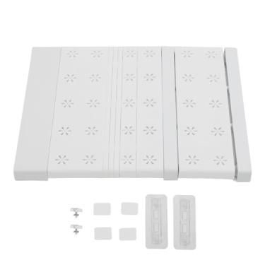 Imagem de Prateleiras Expansíveis do Armário, Comprimento Ajustável Retrátil Divisor Prateleira Rack de Armazenamento para Armário Guarda-roupa Cozinha (31‑42 cm/12,2‑16,5 pol. de