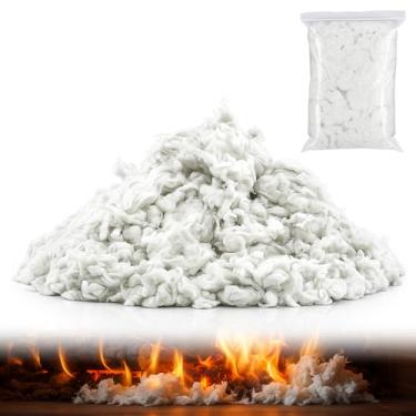 Imagem de Frienda 425 g brasas brilhantes de lã de rocha cinzas rachadas para lareira a gás carvões falsos realistas resistência a altas temperaturas para lareira a gás ventilado interno conjuntos de troncos