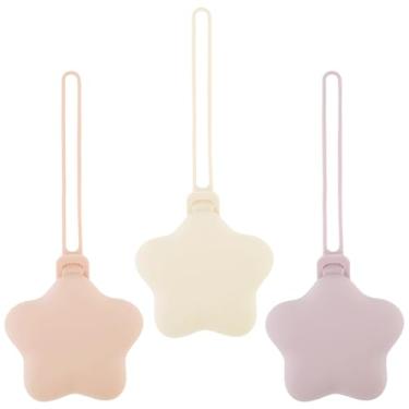 Imagem de 3 peças de capa de silicone para chupeta, bolsa portátil para chupeta, porta-mamilos, caixa de armazenamento de chupeta, para bolsa de fraldas, sem BPA (estilo 1)