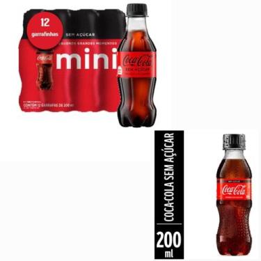 Imagem de Coca cola zero 200ml com 12 unidade - COCO COLA ZERO