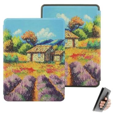 Imagem de GUKSRASO Capa para Kindle Paperwhite 12ª Geração (7") / Colorsoft Signature Edition 2024 - Feito de Material à Prova D'água, com Suspensão Automática, Alça de Mão